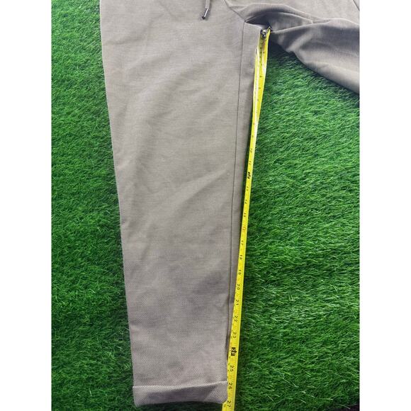 ZARA Jogger Knit Easy Care Pants XL Brown 0706/540 Slim Fit Stretch Trousers - Picture 8 of 10